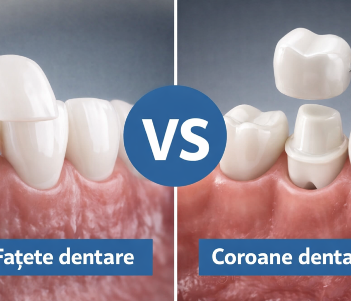 Fațete dentare vs coroane dentare – comparație între tratamente